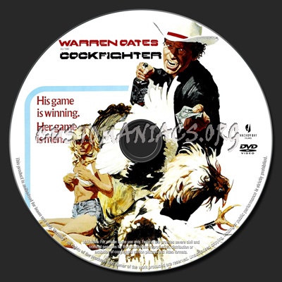 Cockfighter dvd label