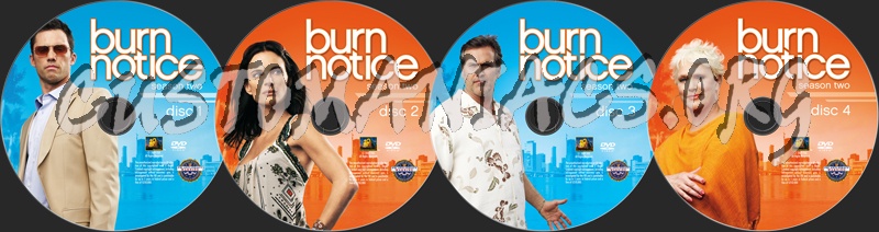 Burn Notice Season 2 dvd label