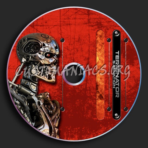 Terminator Salvation dvd label