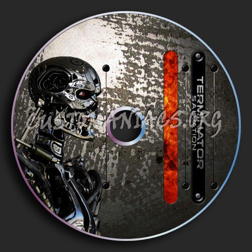 Terminator Salvation dvd label