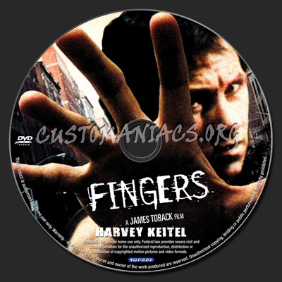 Fingers dvd label