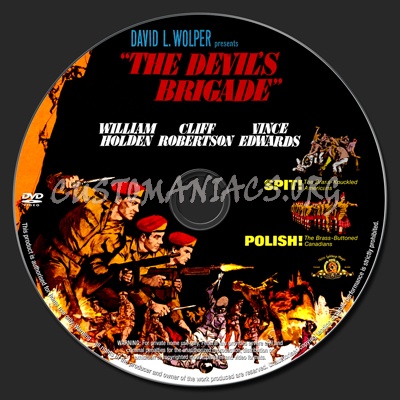 The Devil's Brigade dvd label