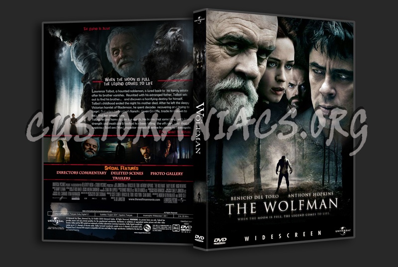 The Wolfman dvd cover