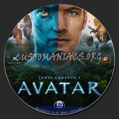 Avatar blu-ray label