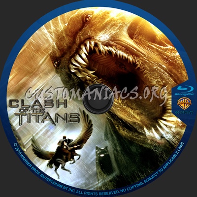 Clash of the Titans blu-ray label