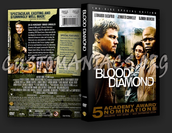 Blood Diamond dvd cover