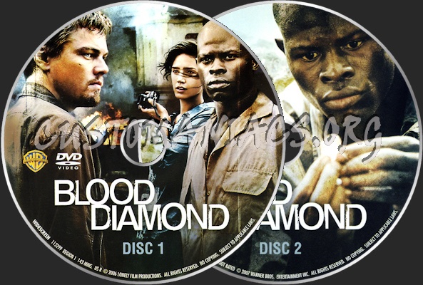 Blood Diamond dvd label