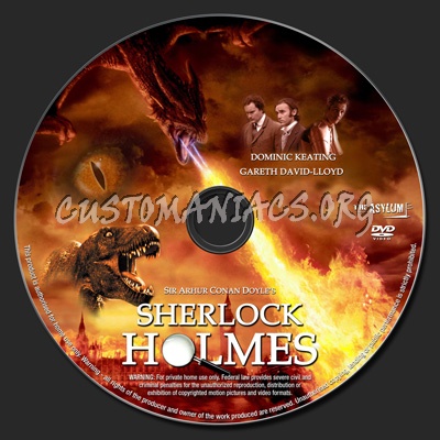 Sherlock Holmes dvd label