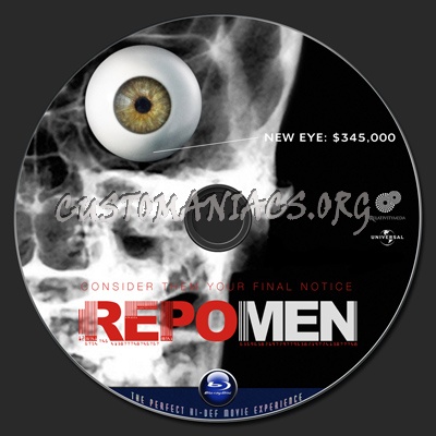 Repo Men blu-ray label