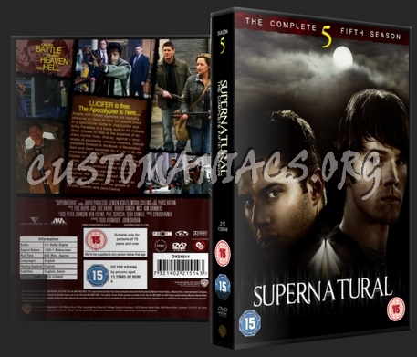 Supernatural Season 5 dvd cover