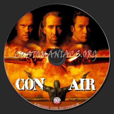 Con Air dvd label