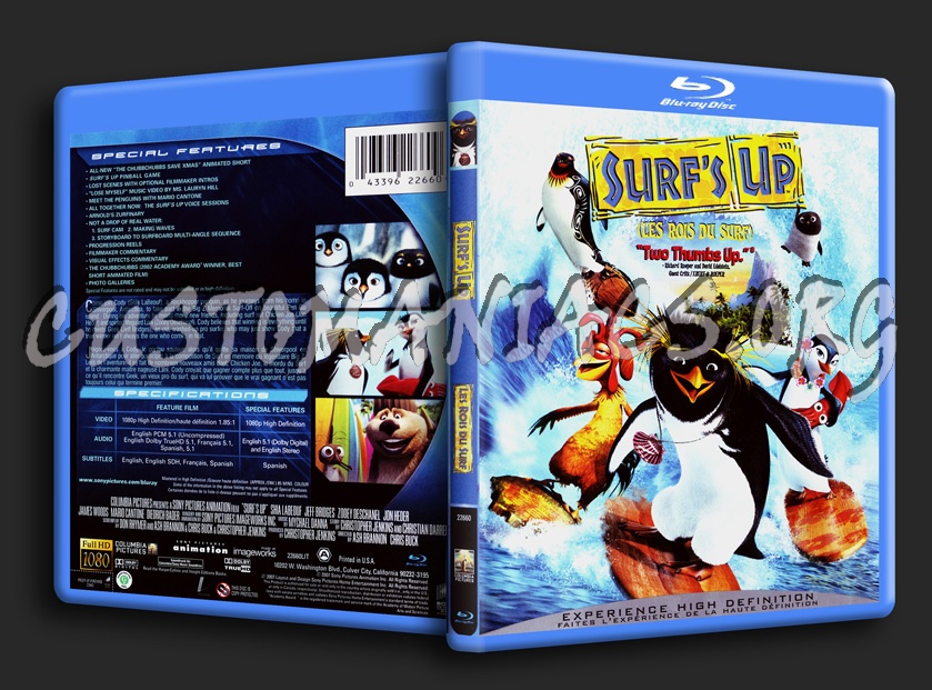 Surf's Up blu-ray cover