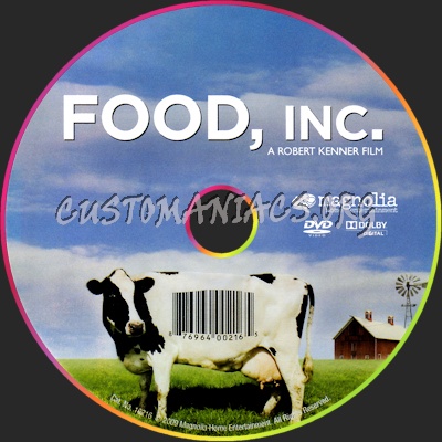 Food, Inc. dvd label