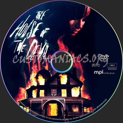 The House of the Devil dvd label