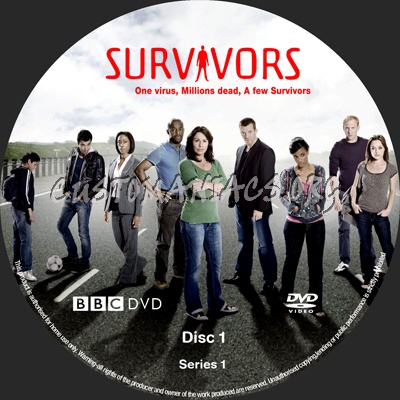 Survivors Series 1 dvd label