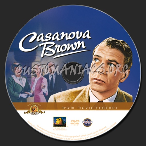 Casanova Brown dvd label