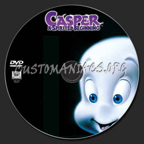 Casper A Spirited Beginning dvd label