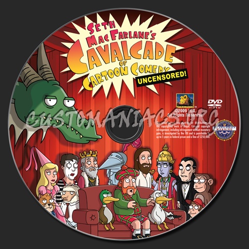 Seth MacFarlanes Cavalcade of Cartoon Comedy dvd label