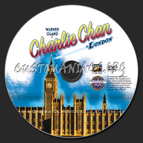 Charlie Chan in London dvd label