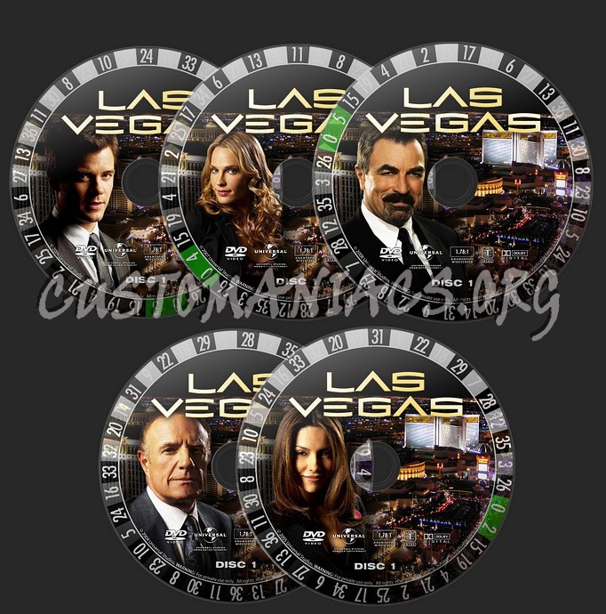 Las Vegas Complete seasons dvd label