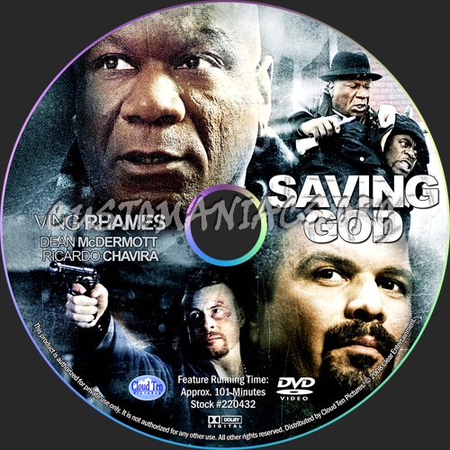 Saving God dvd label