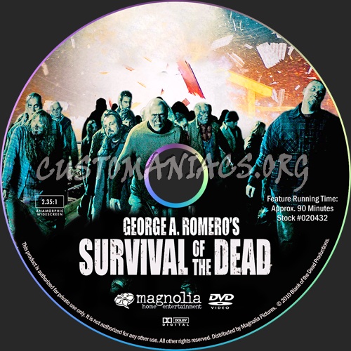 Survival of the Dead dvd label