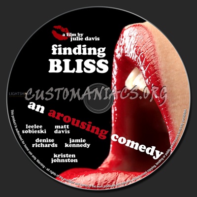 Finding Bliss dvd label