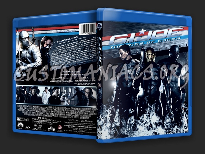 G.I. Joe Rise of Cobra blu-ray cover