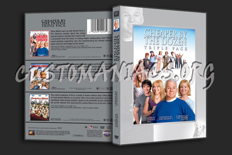 Cheaper by the Dozen Triple Pack dvd cover