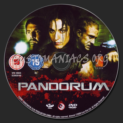 Pandorum dvd label