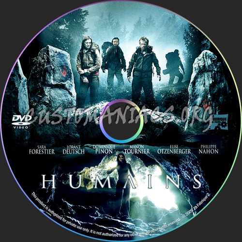 Humains dvd label