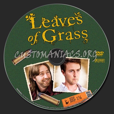 Leaves of Grass dvd label