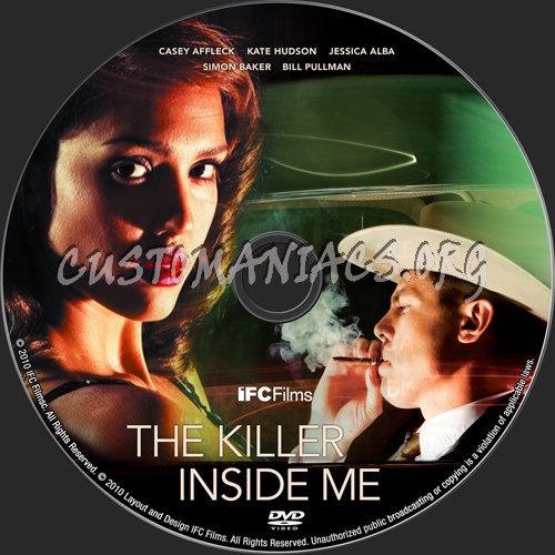 The Killer Inside Me dvd label