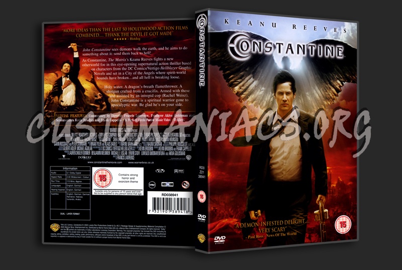 Constantine dvd cover