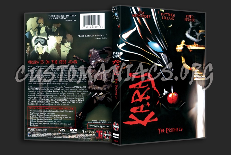 Karas - The Prophecy dvd cover