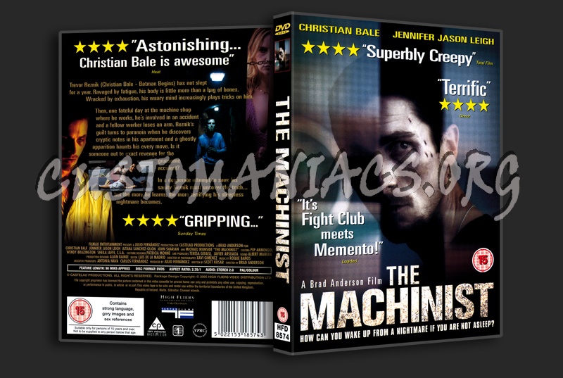 The Machinist dvd cover