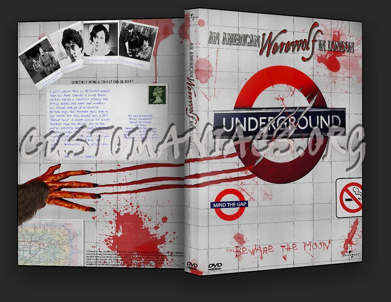 An American Werewolf In London Underground dvd cover