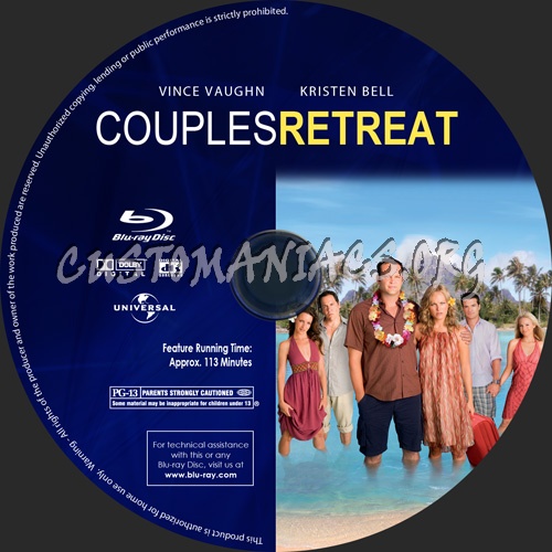 Couples Retreat blu-ray label