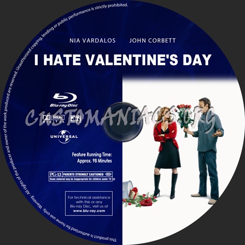 I Hate Valentine's Day blu-ray label