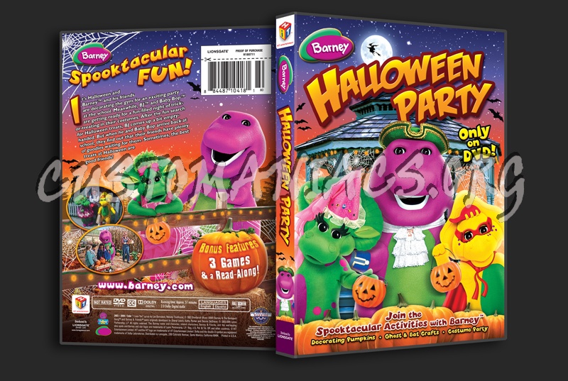 Barney Halloween Party Dvd Cover Dvd Covers Labels By Customaniacs Id Free Download Highres Dvd Cover