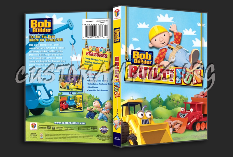 Bob the Builder Built for Fun dvd cover