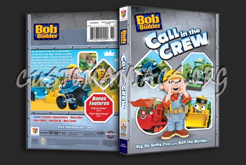 Bob the Builder Call in the Crew dvd cover