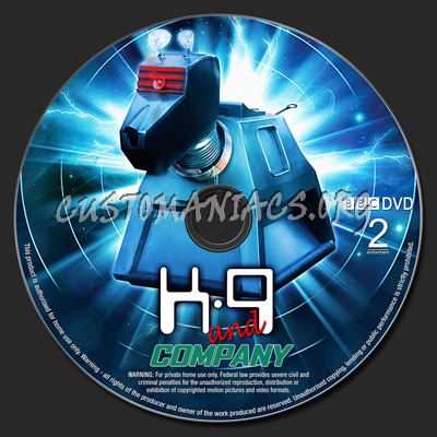 K9 and Company dvd label