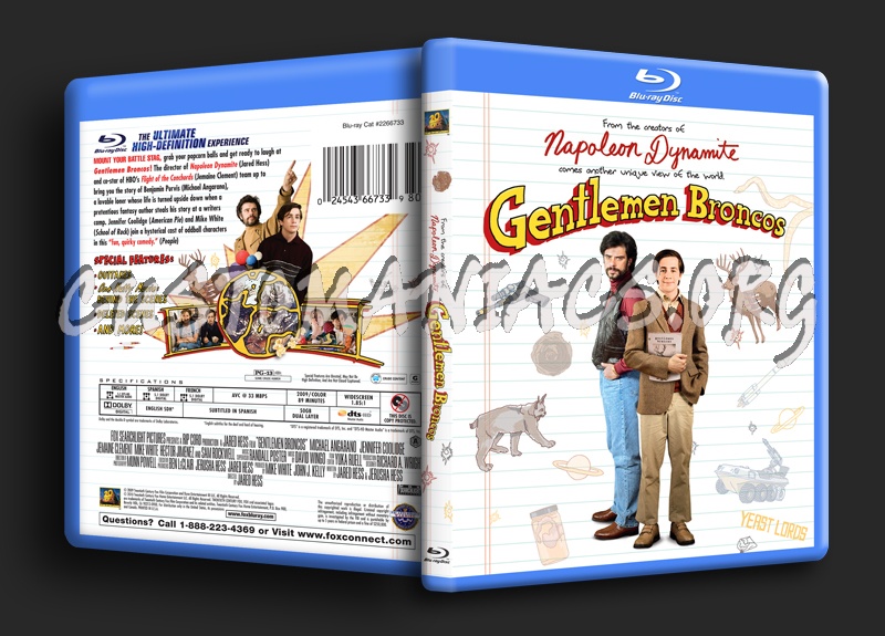 Gentlemen Broncos blu-ray cover