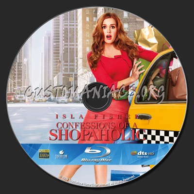 Confessions of a Shopaholic blu-ray label