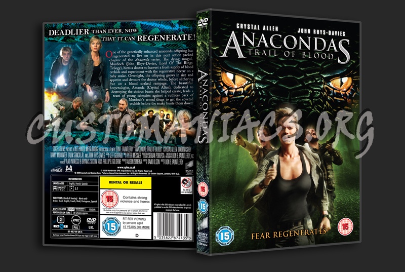 Anacondas Trial of Blood dvd cover