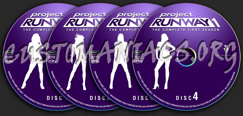 Project Runway - Season 1 dvd label