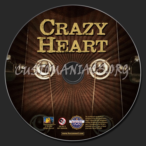 Crazy Heart dvd label