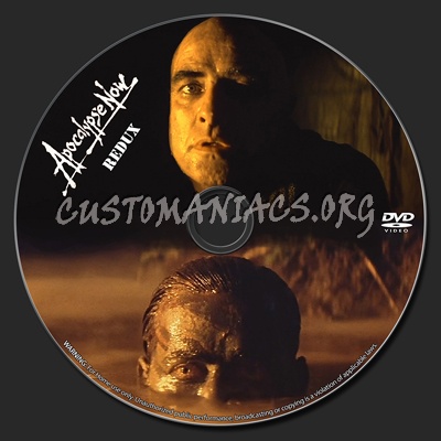 Apocalypse Now Redux dvd label