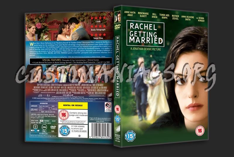 Rachel Getting Married dvd cover